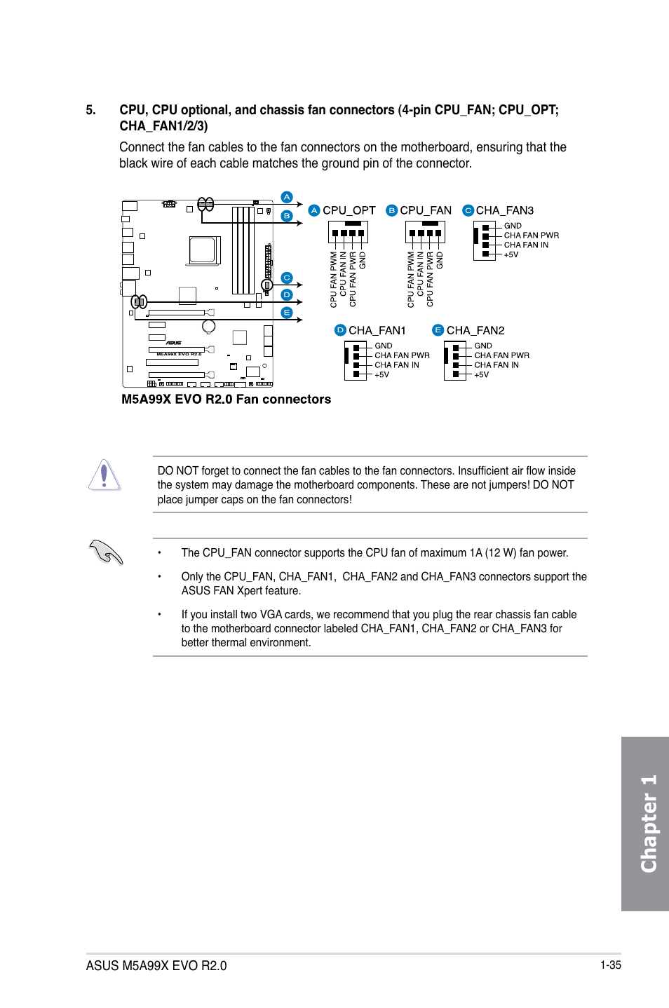 Chapter 1 | Asus M5A99X EVO R2.0 User Manual | Page 49 / 180