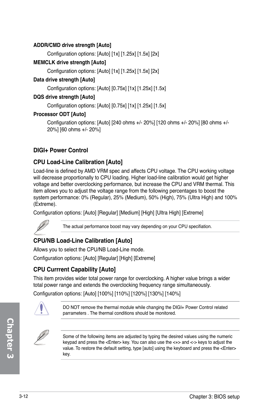 Chapter 3 | Asus M5A99X EVO R2.0 User Manual | Page 84 / 180