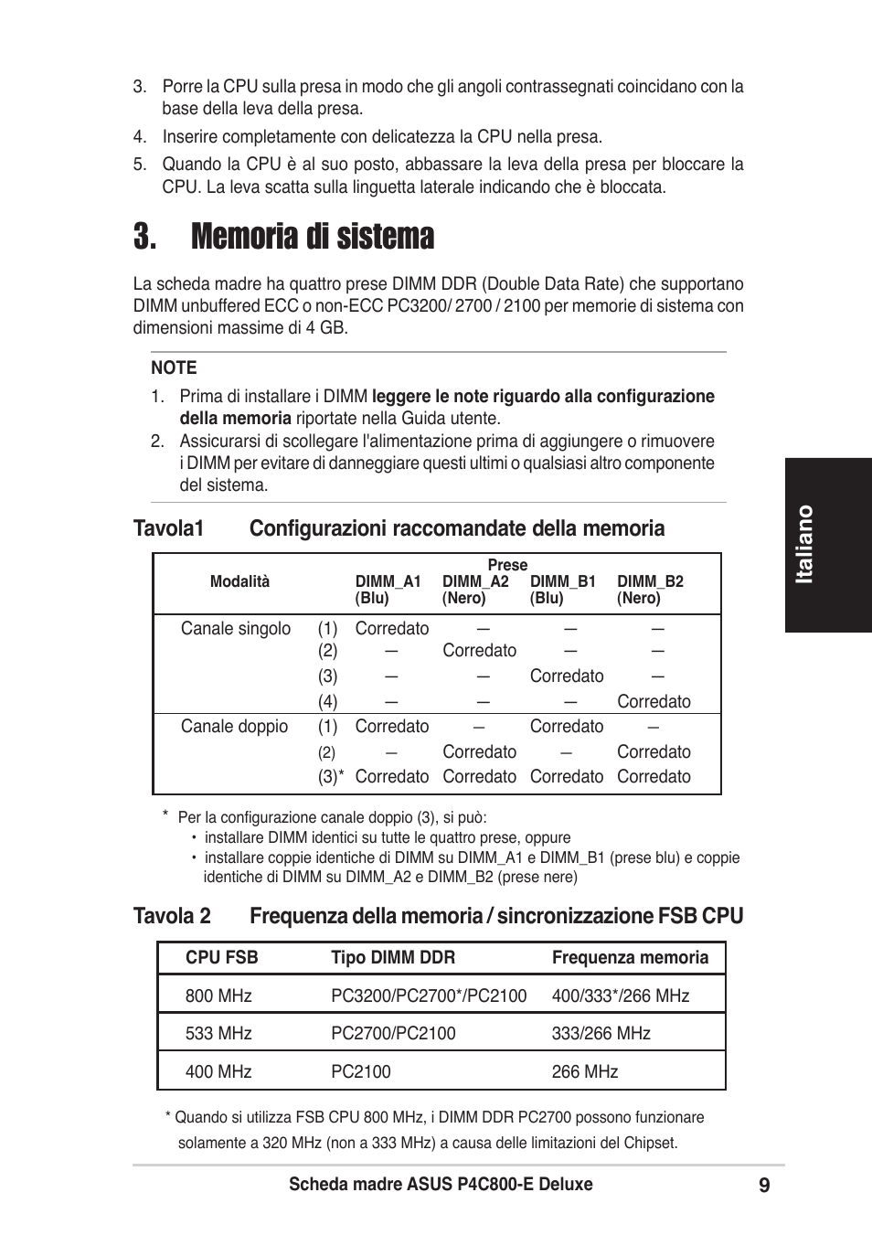 Asus P4C800-E Deluxe User Manual | Page 9 / 16