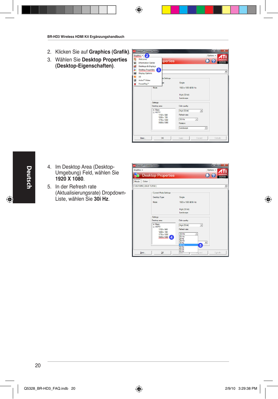 Deutsch | Asus BR-HD3 User Manual | Page 21 / 88