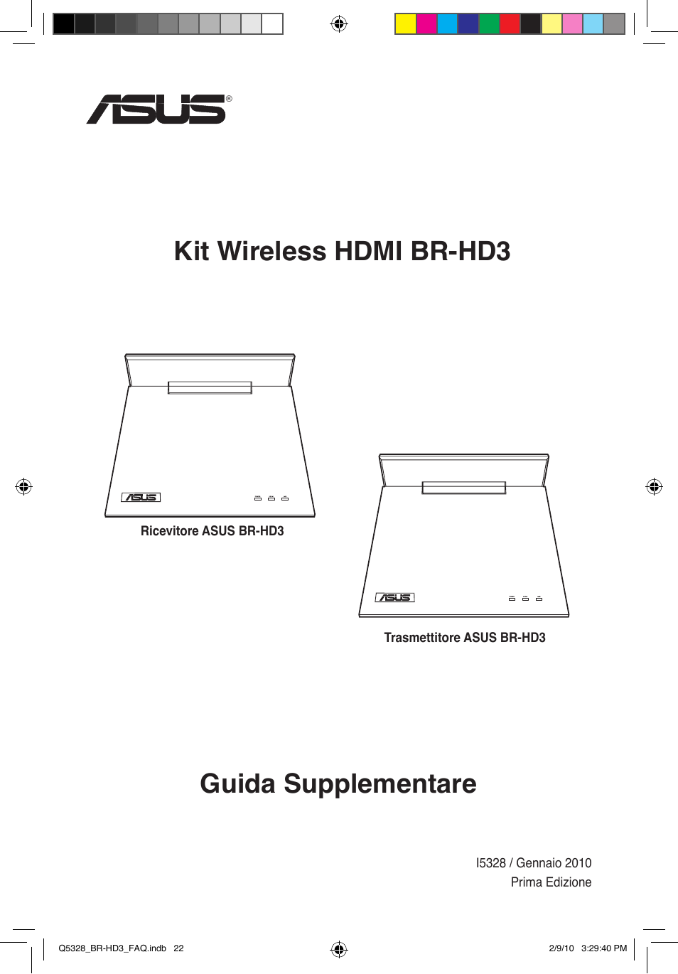 Kit wireless hdmi br-hd3 guida supplementare | Asus BR-HD3 User Manual | Page 23 / 88