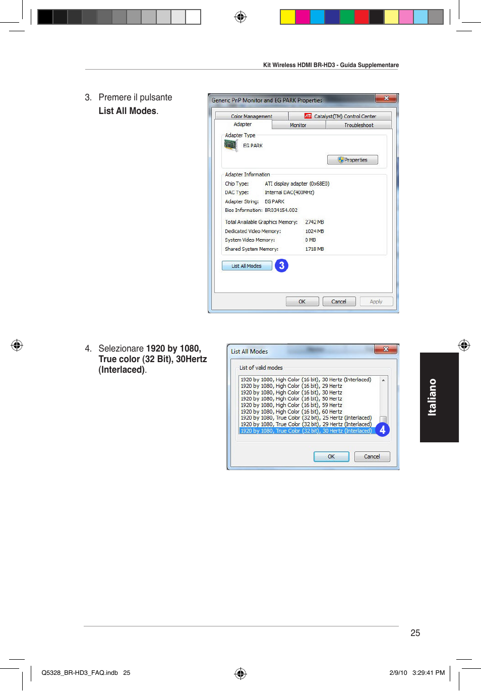 Italiano | Asus BR-HD3 User Manual | Page 26 / 88