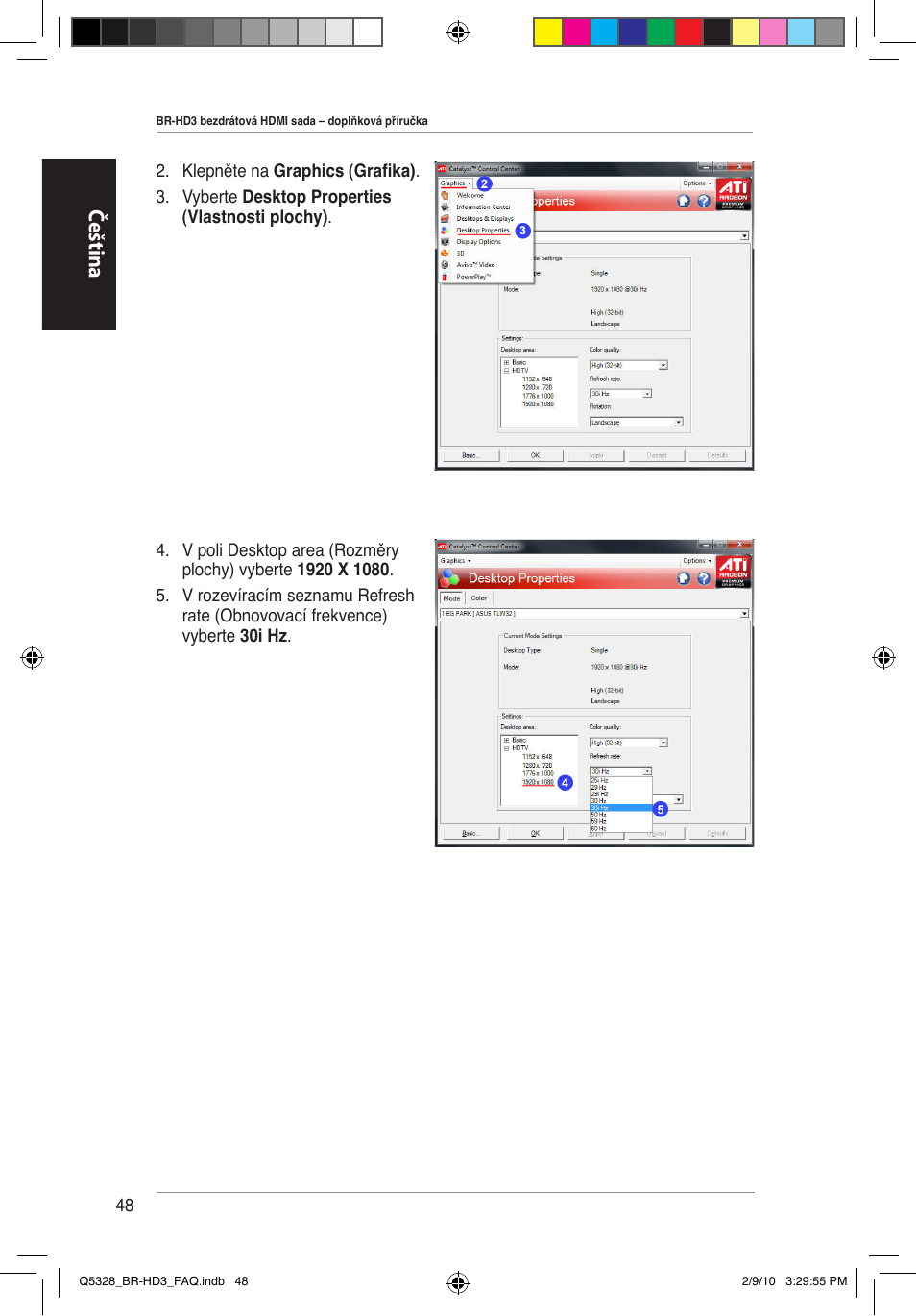 Čeština | Asus BR-HD3 User Manual | Page 49 / 88