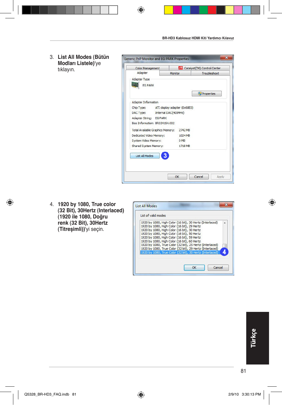 Tür kç e | Asus BR-HD3 User Manual | Page 82 / 88