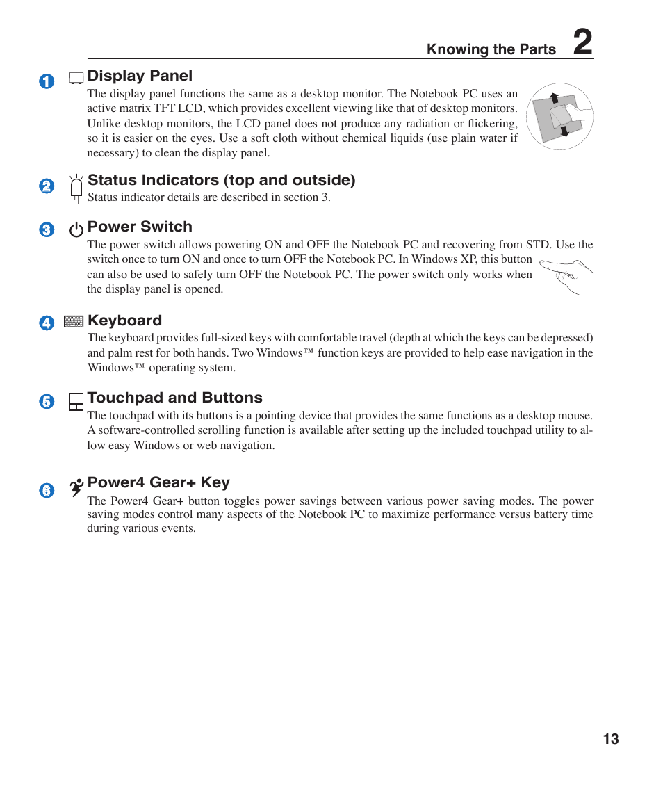 Asus S6F User Manual | Page 13 / 67
