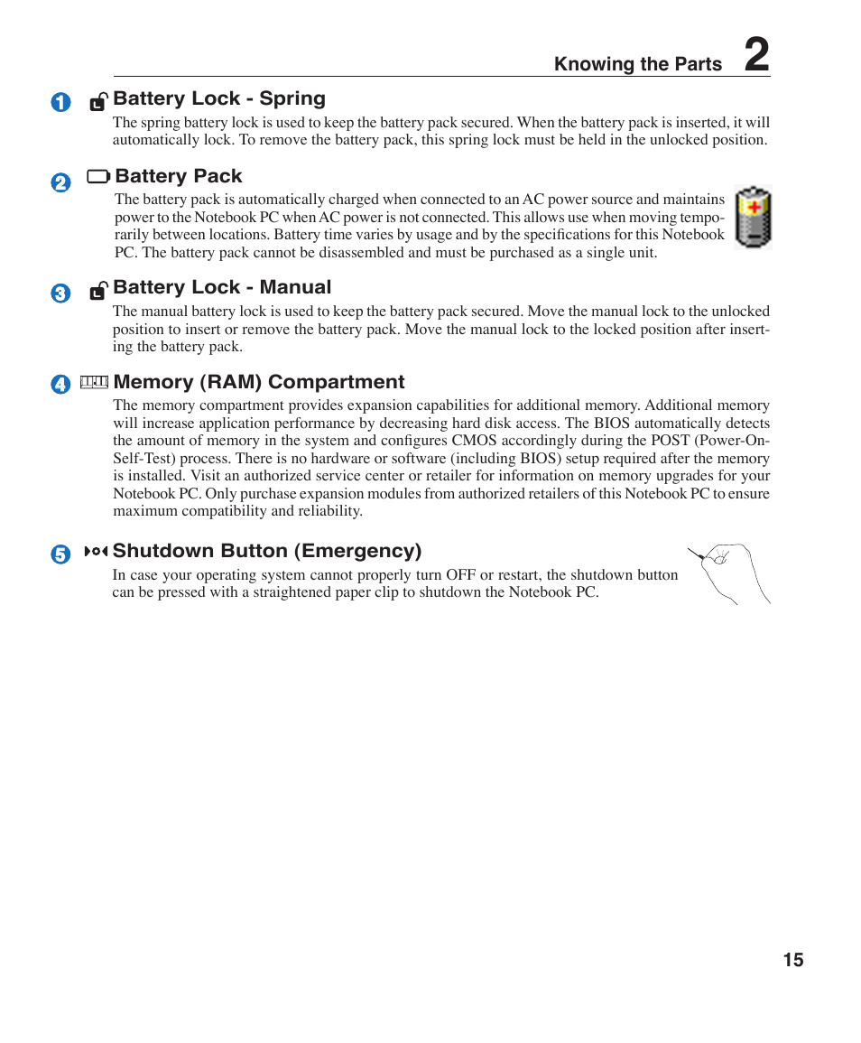 Asus S6F User Manual | Page 15 / 67