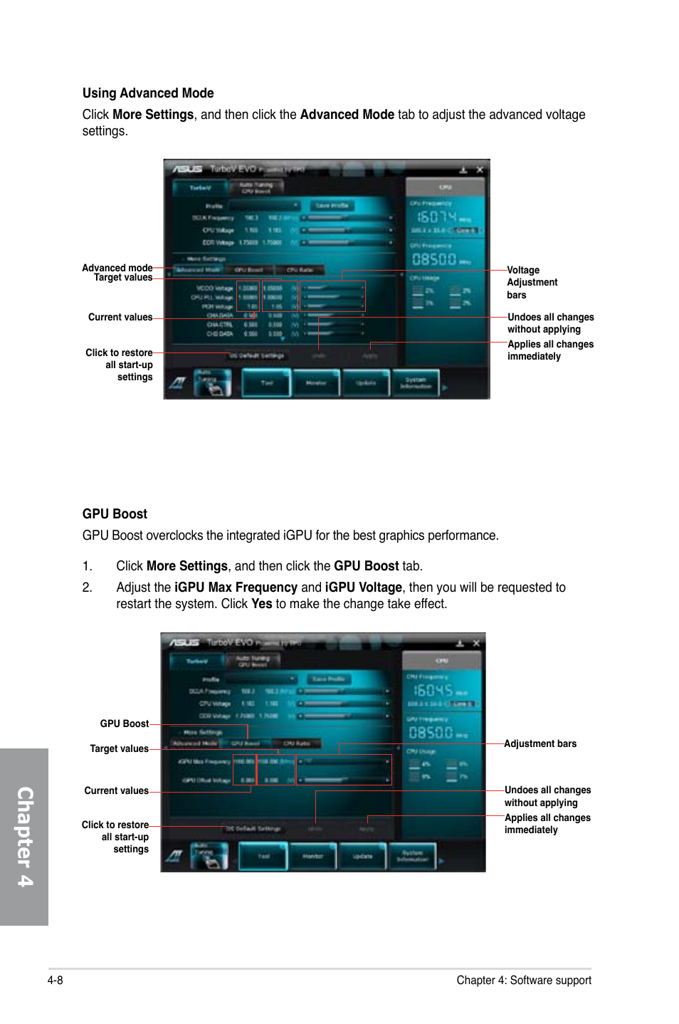 Chapter 4 | Asus P8Z68-V PRO/GEN3 User Manual | Page 114 / 146