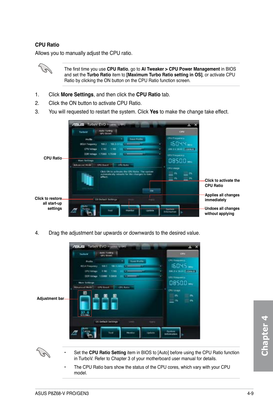 Chapter 4 | Asus P8Z68-V PRO/GEN3 User Manual | Page 115 / 146