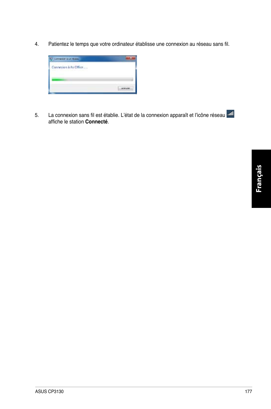 Fr ançais fr ançais | Asus CP3130 User Manual | Page 179 / 480