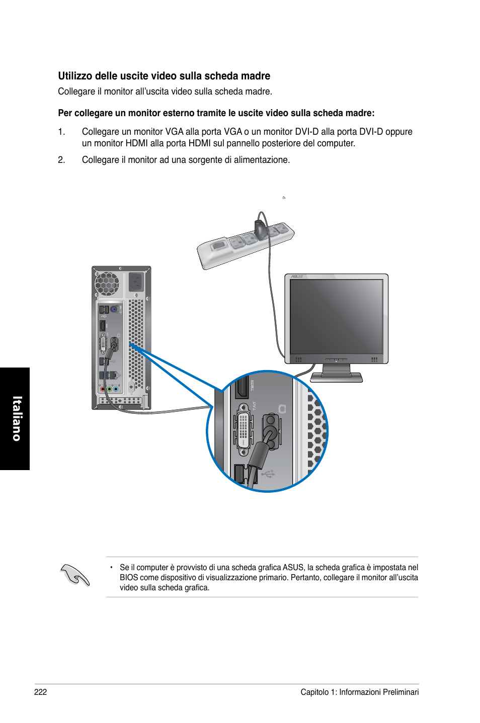 Italiano | Asus CP3130 User Manual | Page 224 / 480