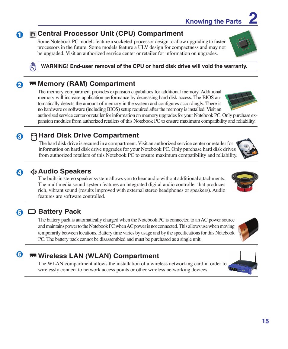 Asus T12Ug User Manual | Page 15 / 76