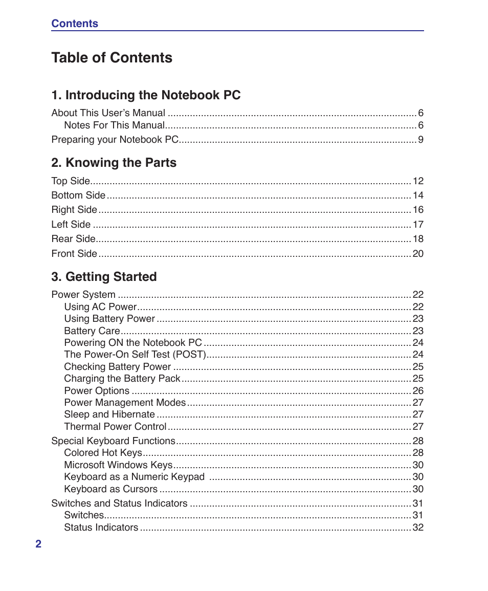 Asus T12Ug User Manual | Page 2 / 76