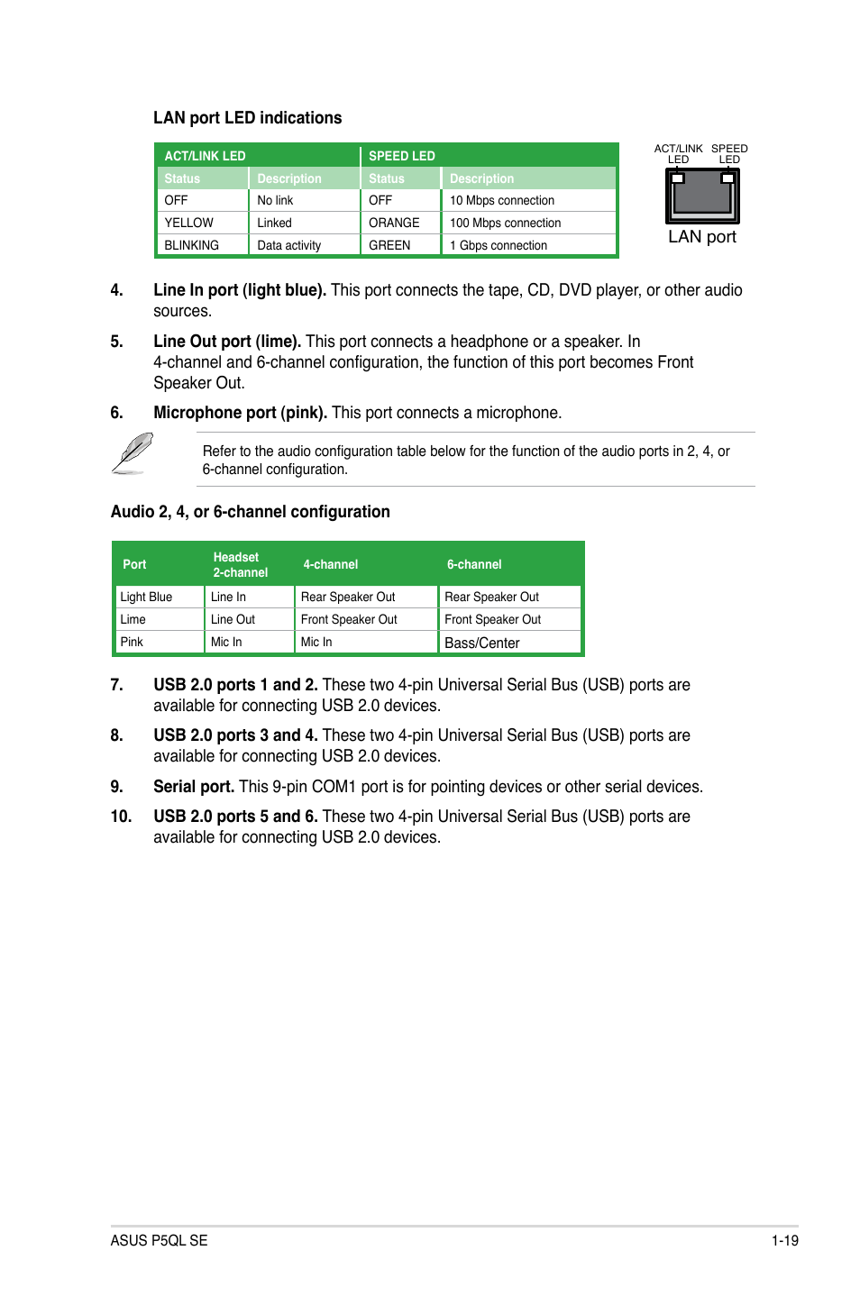 Asus P5QL SE User Manual | Page 29 / 60