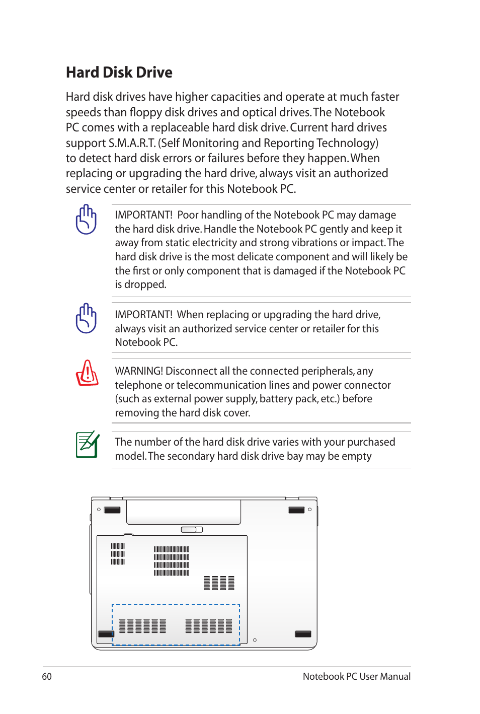 Hard disk drive | Asus X7DSL User Manual | Page 60 / 120