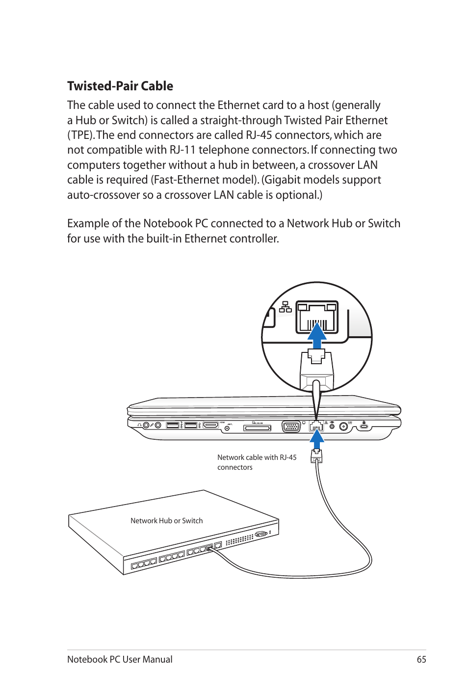 Twisted-pair cable | Asus X7DSL User Manual | Page 65 / 120