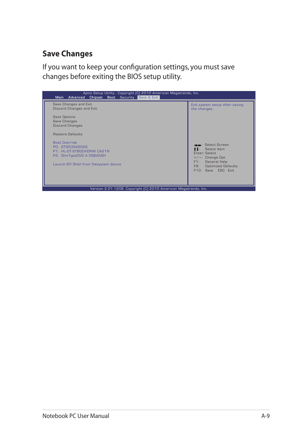 Save changes | Asus X7DSL User Manual | Page 85 / 120