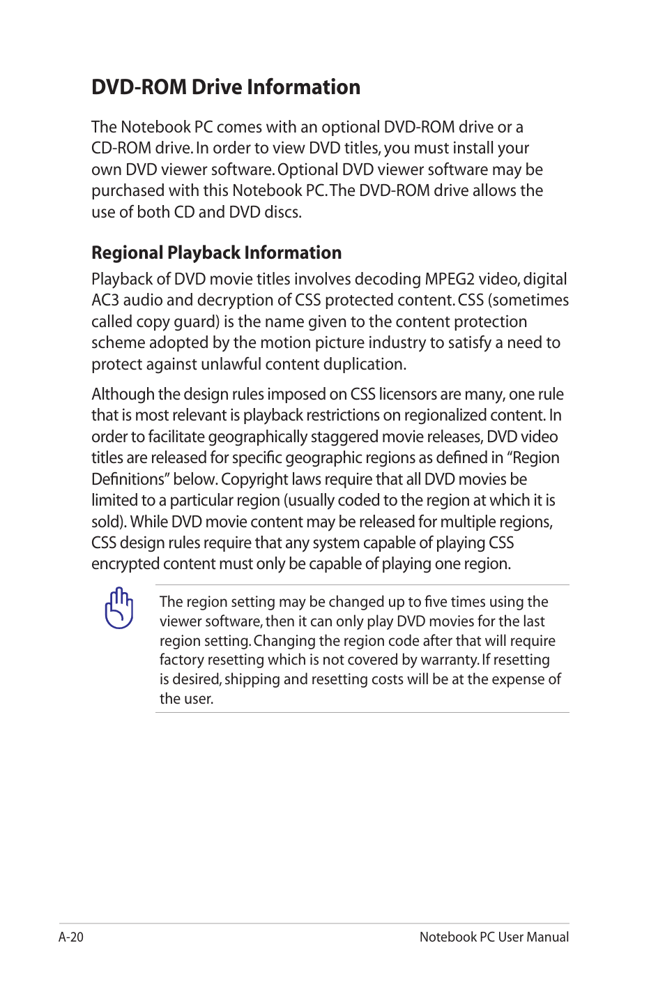 Dvd-rom drive information | Asus X7DSL User Manual | Page 96 / 120