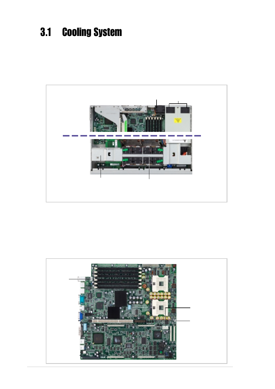 1 cooling system, Fan locations fan connectors | Asus AP1600R-S5 User Manual | Page 38 / 50