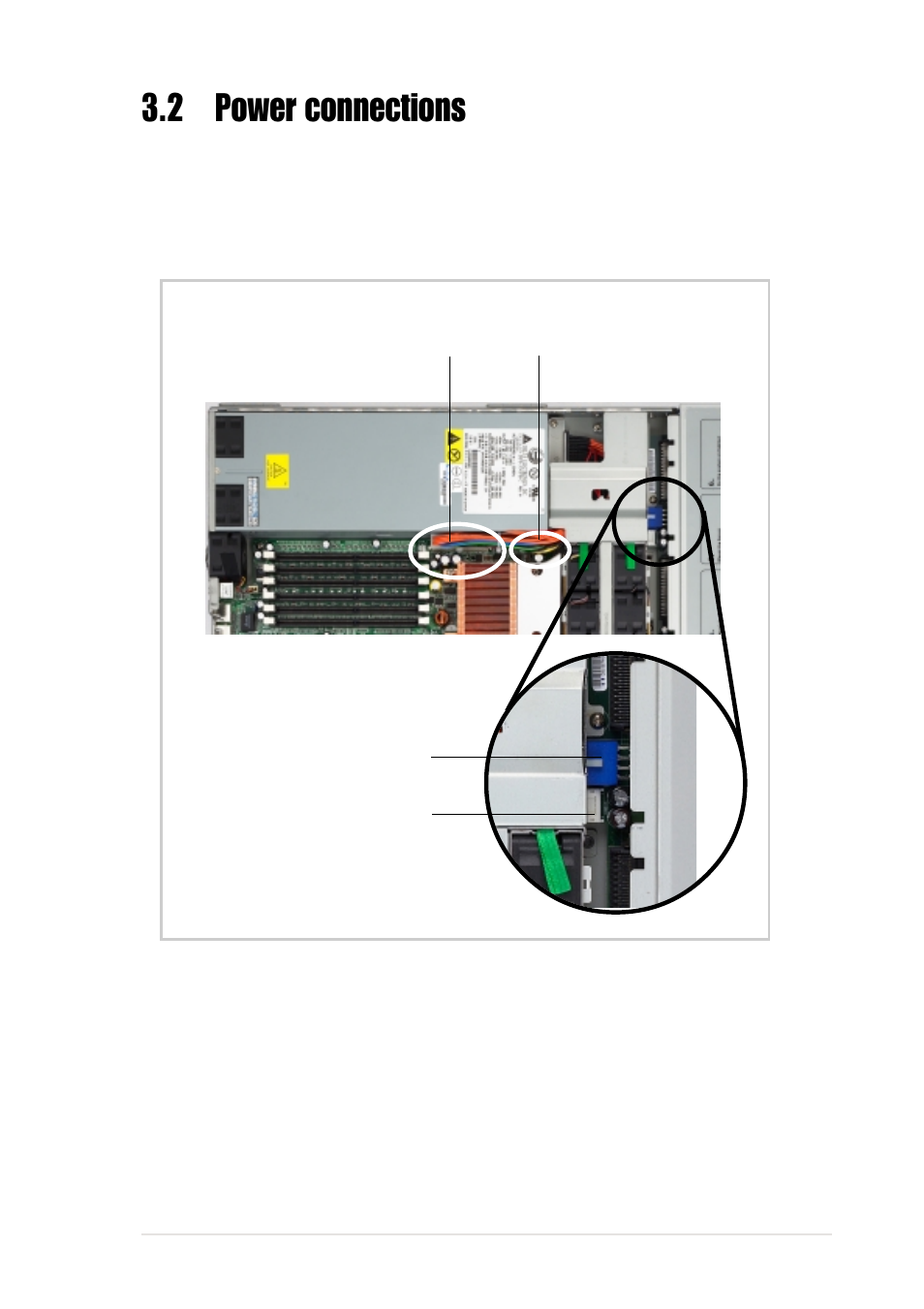 2 power connections | Asus AP1600R-S5 User Manual | Page 41 / 50