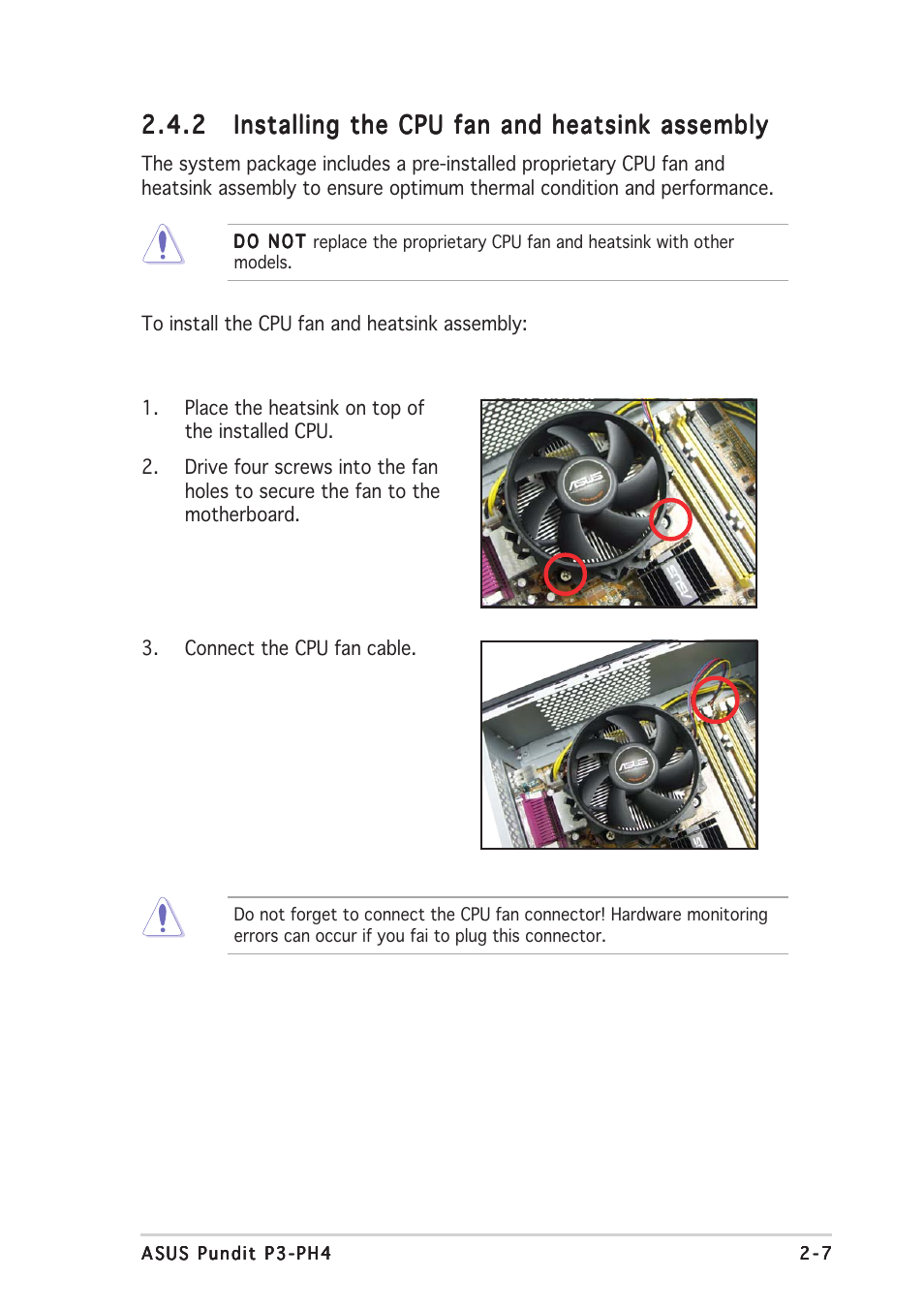 Asus P3-PH4 User Manual | Page 23 / 96