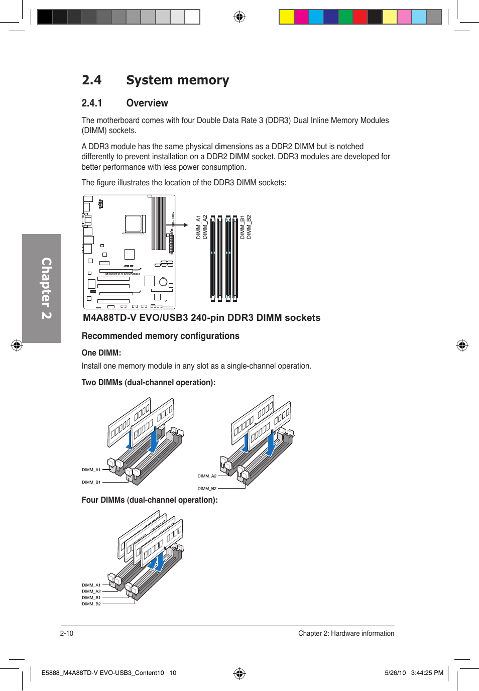 Asus M4A88TD-V EVO/USB3 User Manual | Page 28 / 128