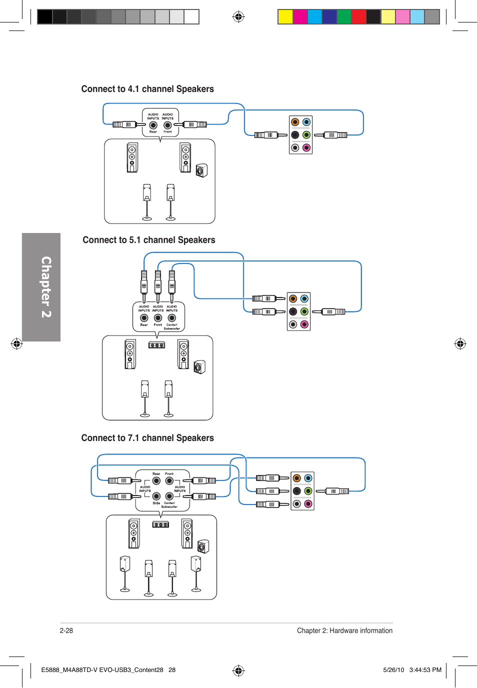 Chapter 2 | Asus M4A88TD-V EVO/USB3 User Manual | Page 46 / 128