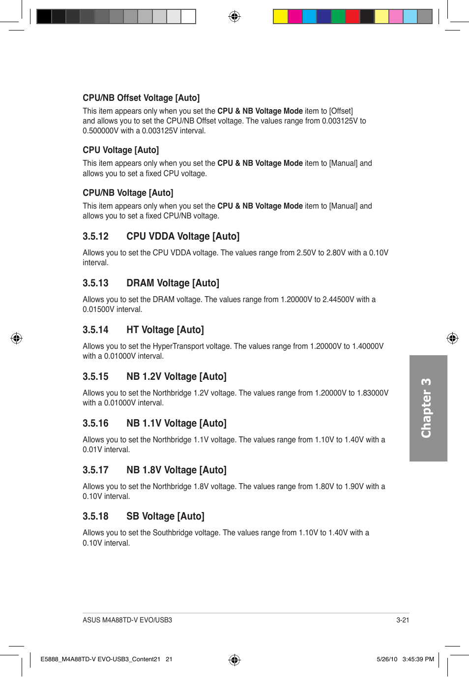 Chapter 3 | Asus M4A88TD-V EVO/USB3 User Manual | Page 79 / 128