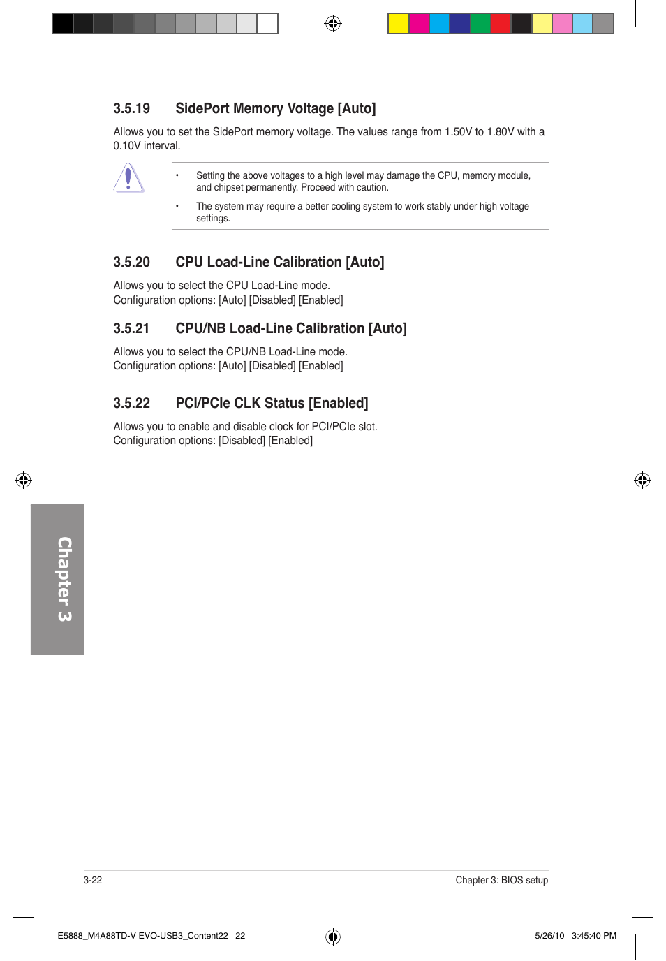 Chapter 3 | Asus M4A88TD-V EVO/USB3 User Manual | Page 80 / 128