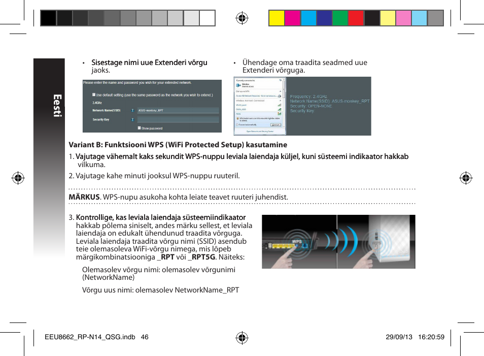 Eesti | Asus RP-N14 User Manual | Page 46 / 144