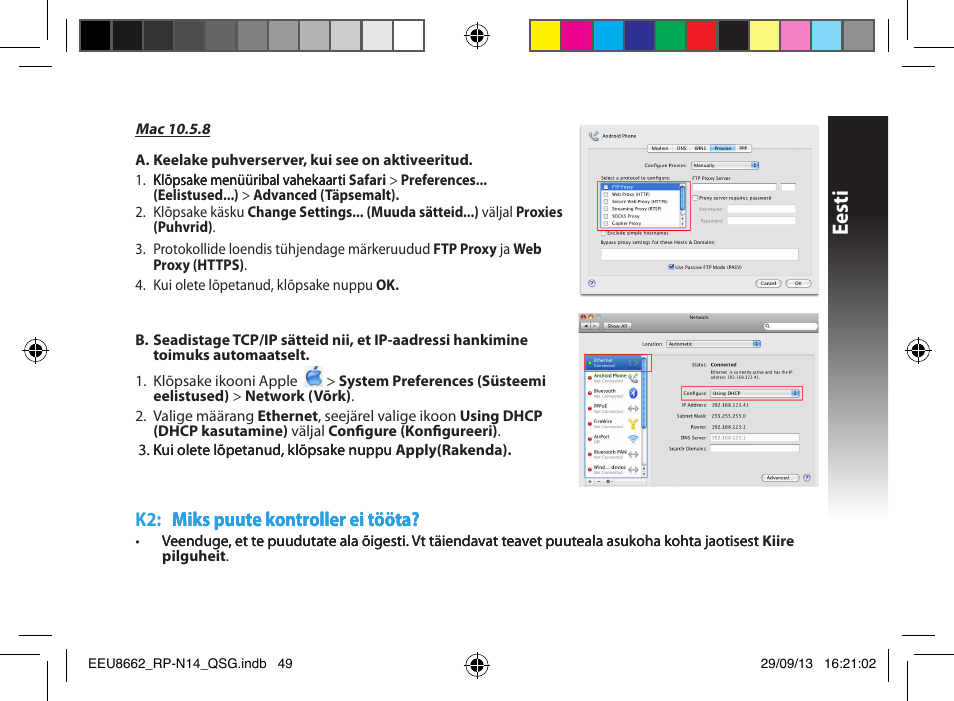 Eesti | Asus RP-N14 User Manual | Page 49 / 144