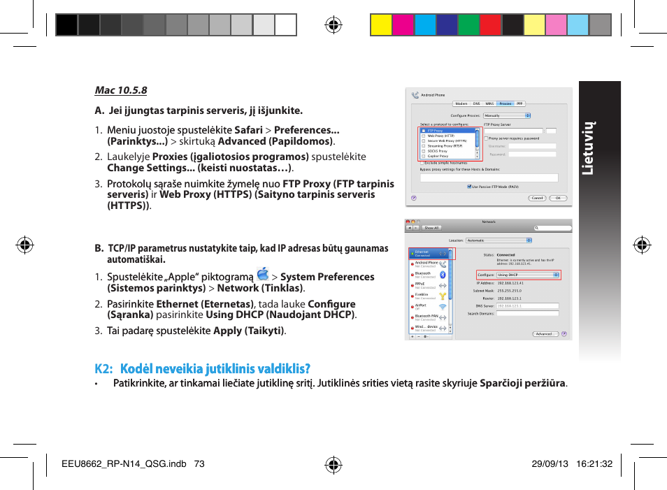 Lietuvių | Asus RP-N14 User Manual | Page 73 / 144