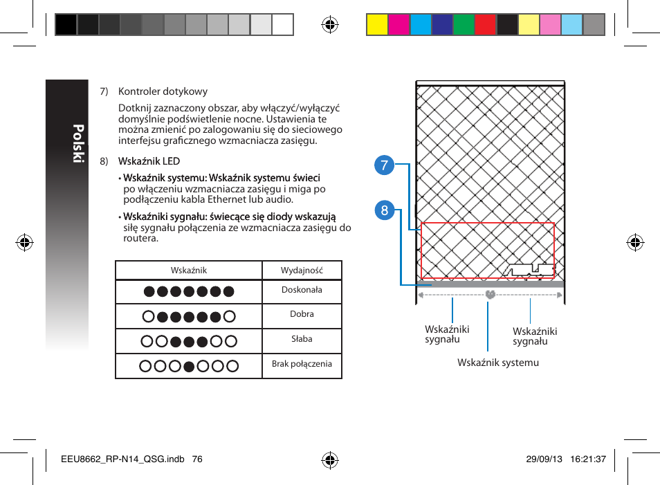 Polsk i | Asus RP-N14 User Manual | Page 76 / 144