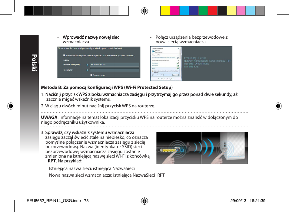 Polsk i | Asus RP-N14 User Manual | Page 78 / 144