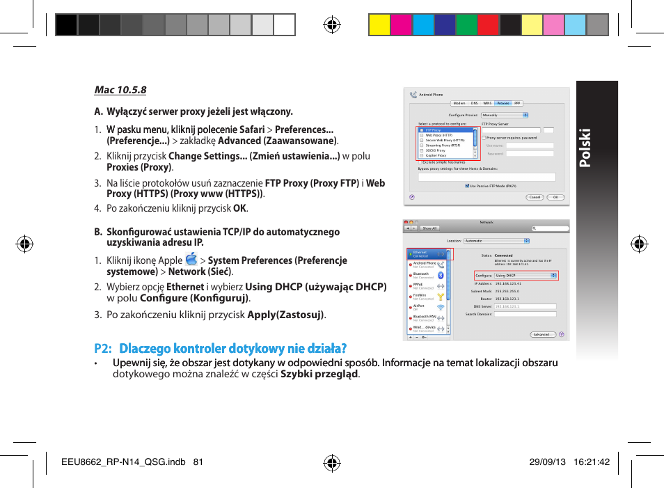 Polsk i | Asus RP-N14 User Manual | Page 81 / 144