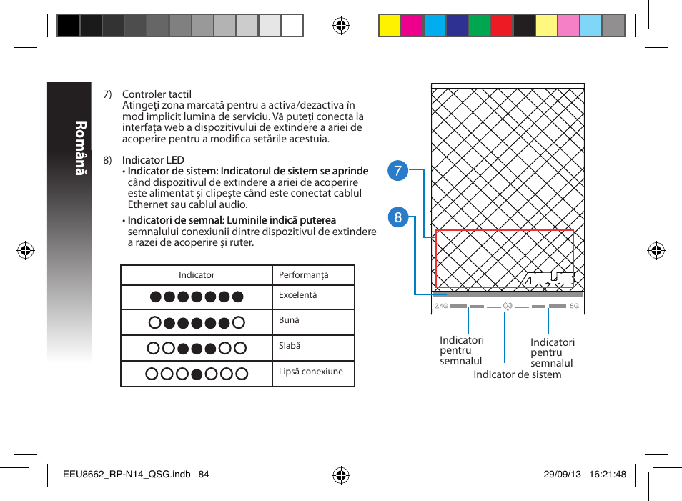 Română | Asus RP-N14 User Manual | Page 84 / 144