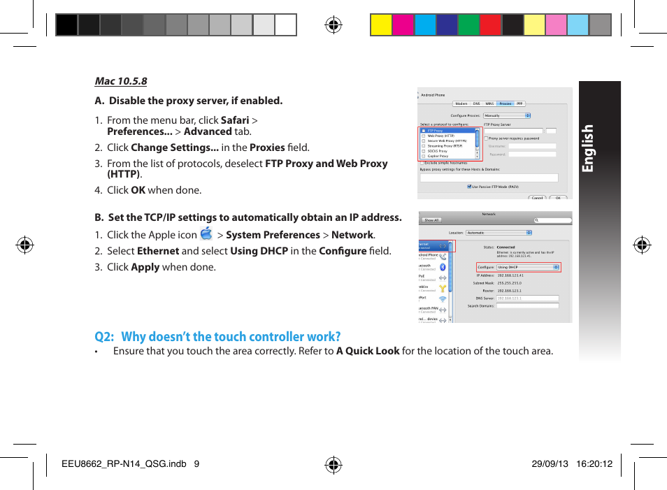English, Q2: why doesn’t the touch controller work | Asus RP-N14 User Manual | Page 9 / 144