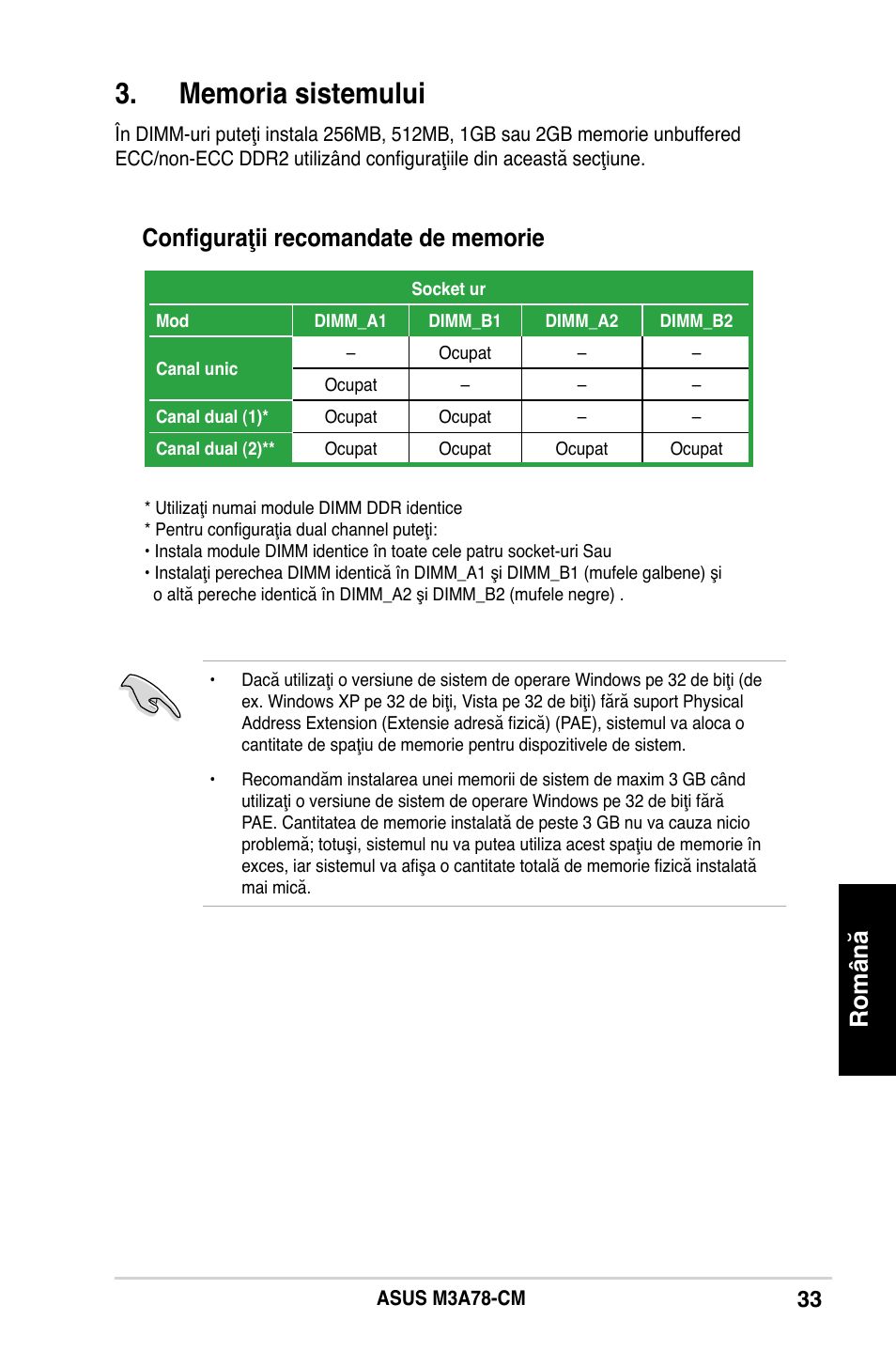 Asus M3A78-CM User Manual | Page 33 / 38