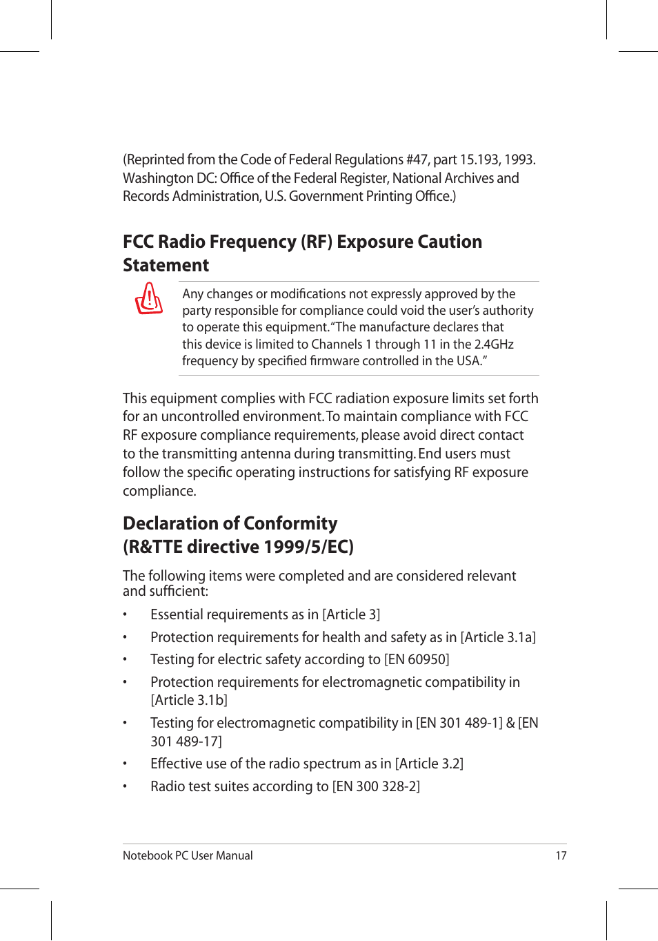 Asus X7BJQ User Manual | Page 17 / 28