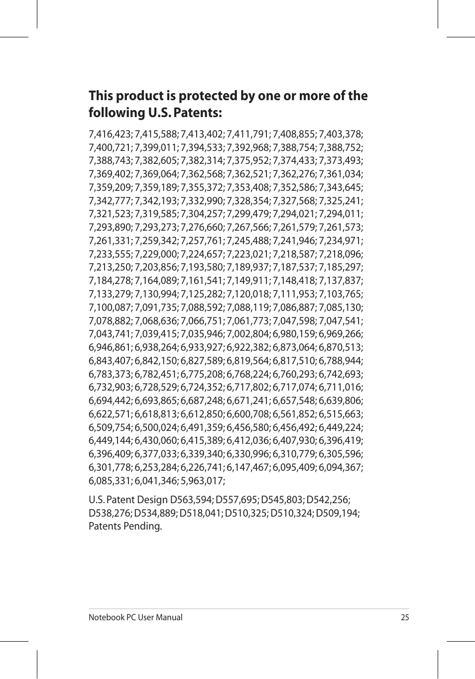 Asus X7BJQ User Manual | Page 25 / 28