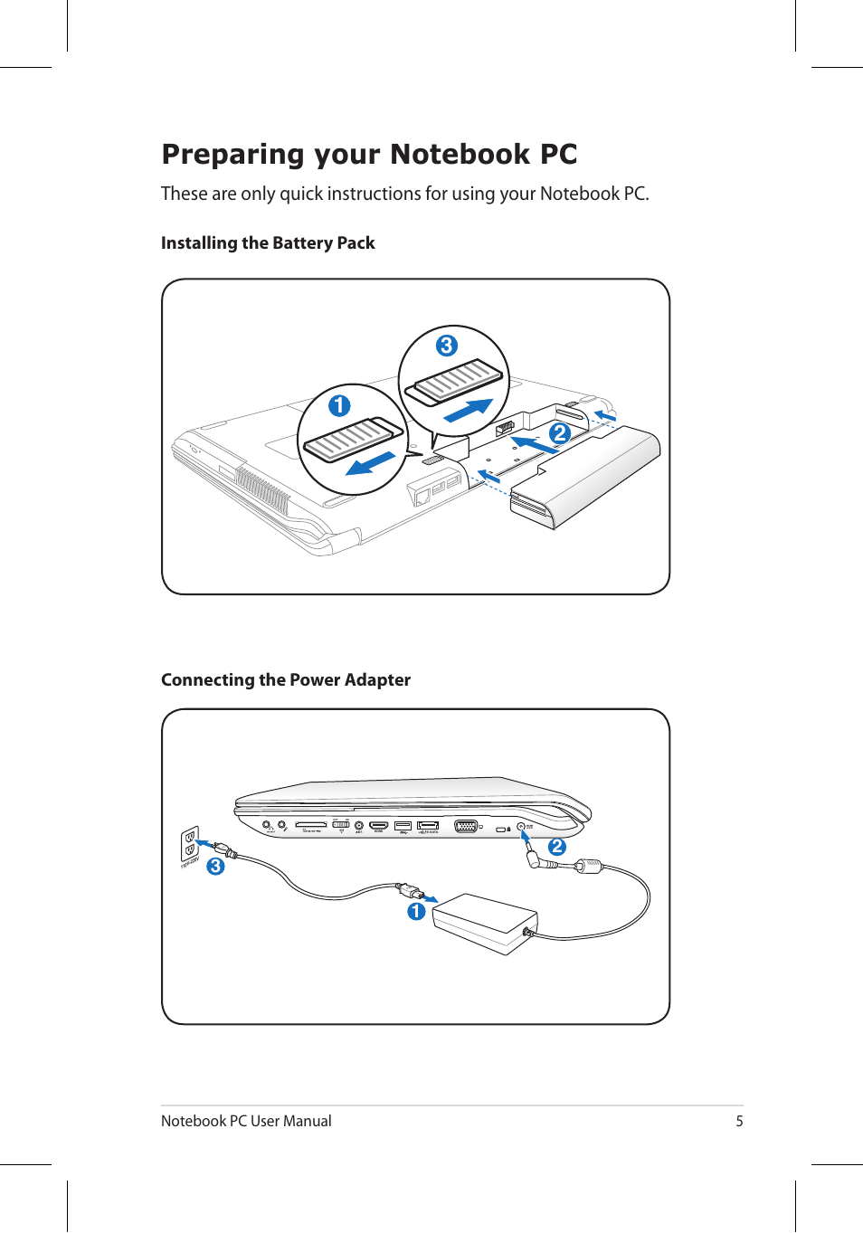 Asus X7BJQ User Manual | Page 5 / 28