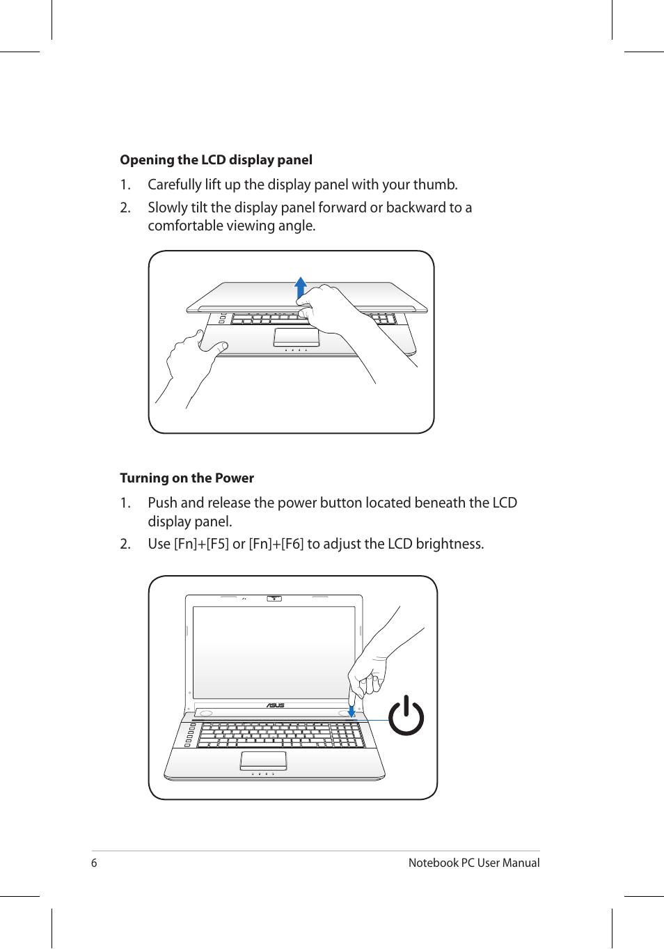 Asus X7BJQ User Manual | Page 6 / 28