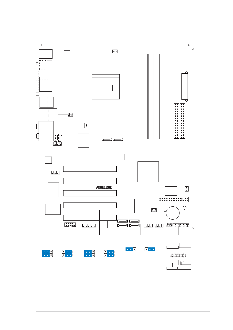 3 motherboard layout, Asus k8n-e deluxe motherboard 2-3, Pci1 | Pci2 pci3 pci4 pci5, 5cm (12.0in), K8n-e, Super i/o, Nvidia nforce3 250gb, 5cm (9.6in) | Asus K8N-E Deluxe User Manual | Page 25 / 128