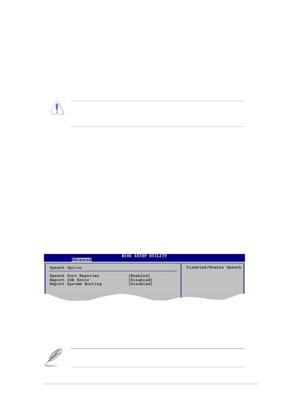 3 speech configuration, Mode select [auto, Ddr ram voltage [auto | Agp voltage [1.5v, Speech post reporter [enabled | Asus K8N-E Deluxe User Manual | Page 81 / 128