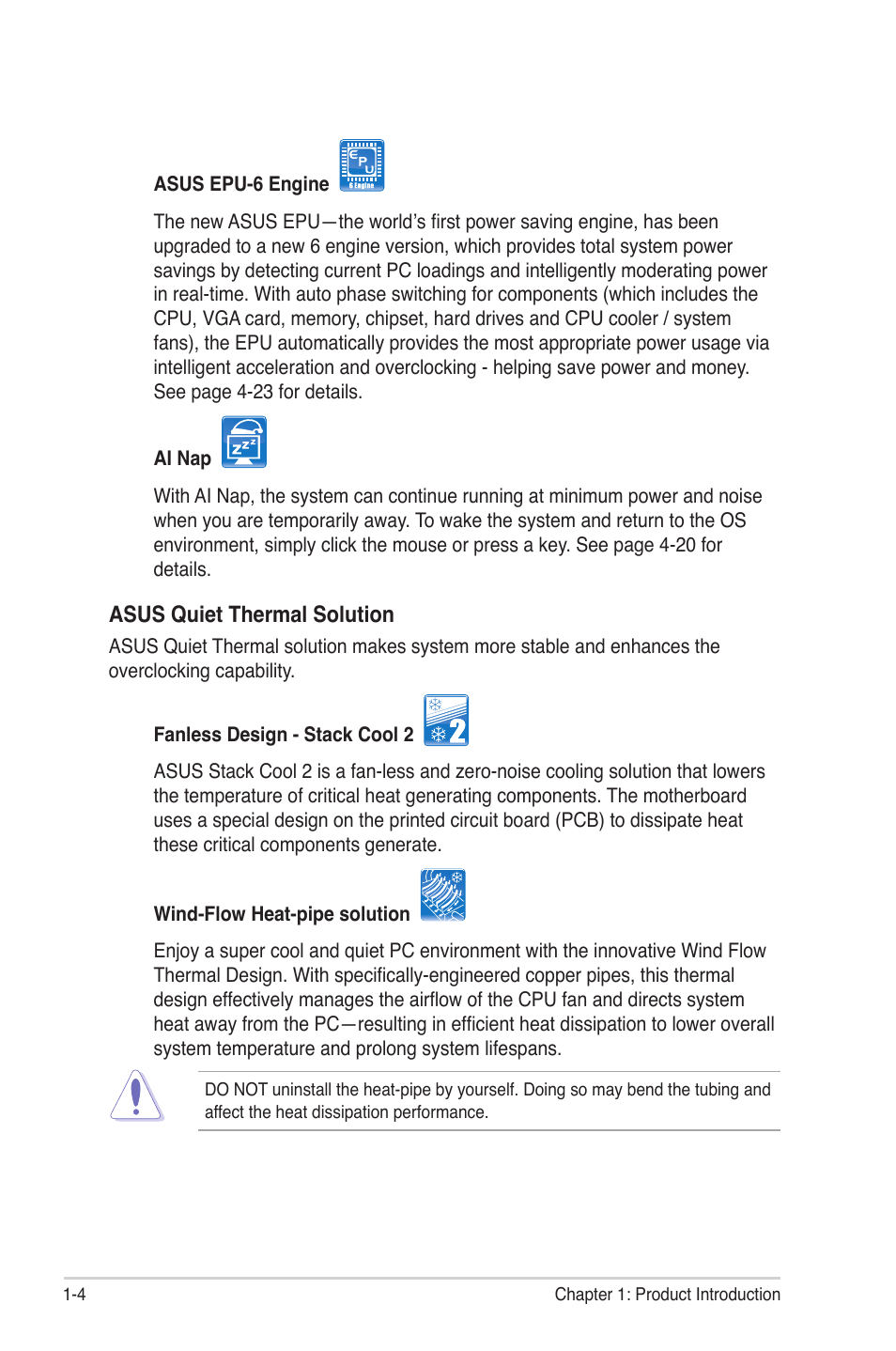 Asus P6T Deluxe V2 User Manual | Page 20 / 182