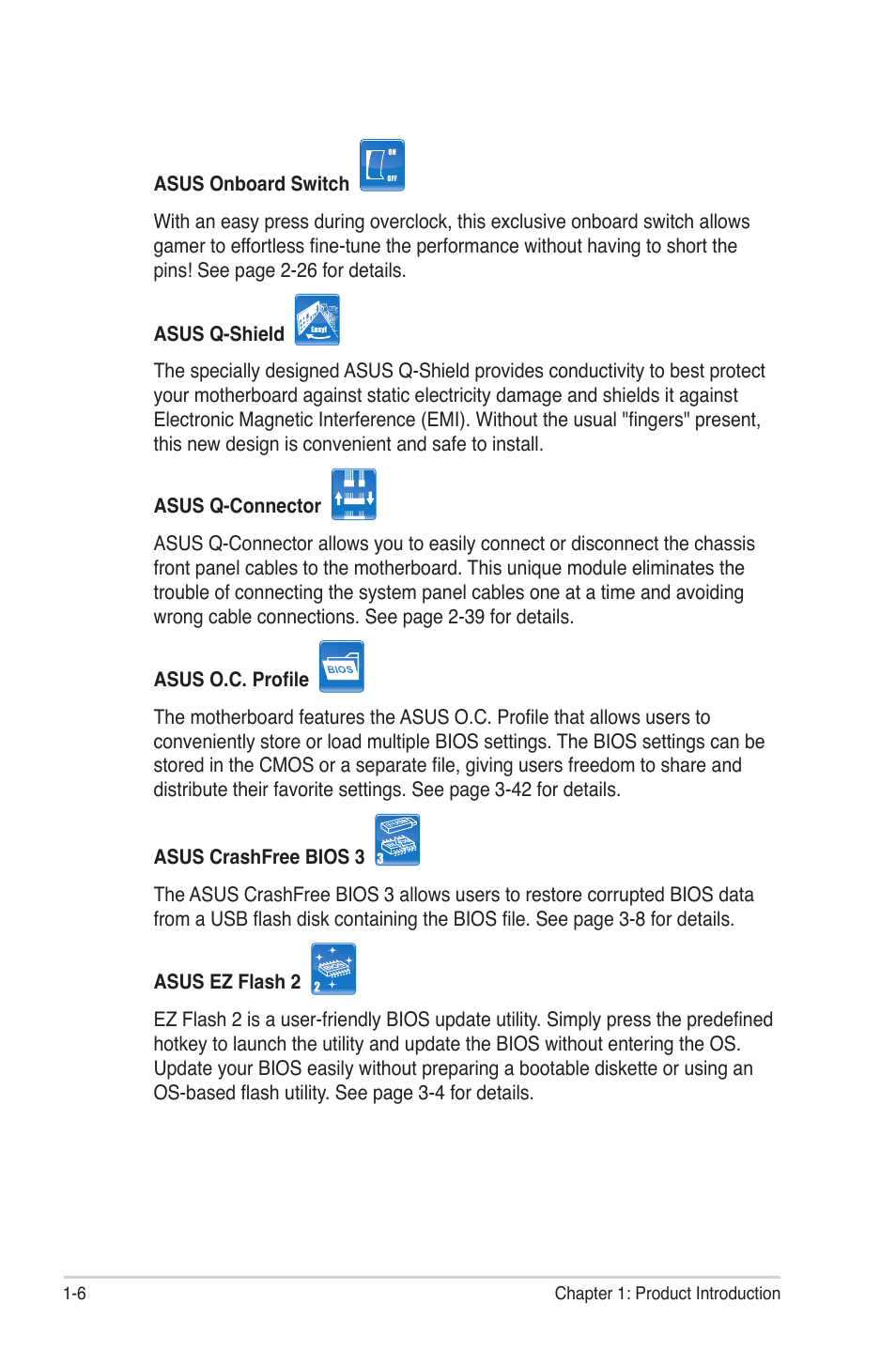 Asus P6T Deluxe V2 User Manual | Page 22 / 182