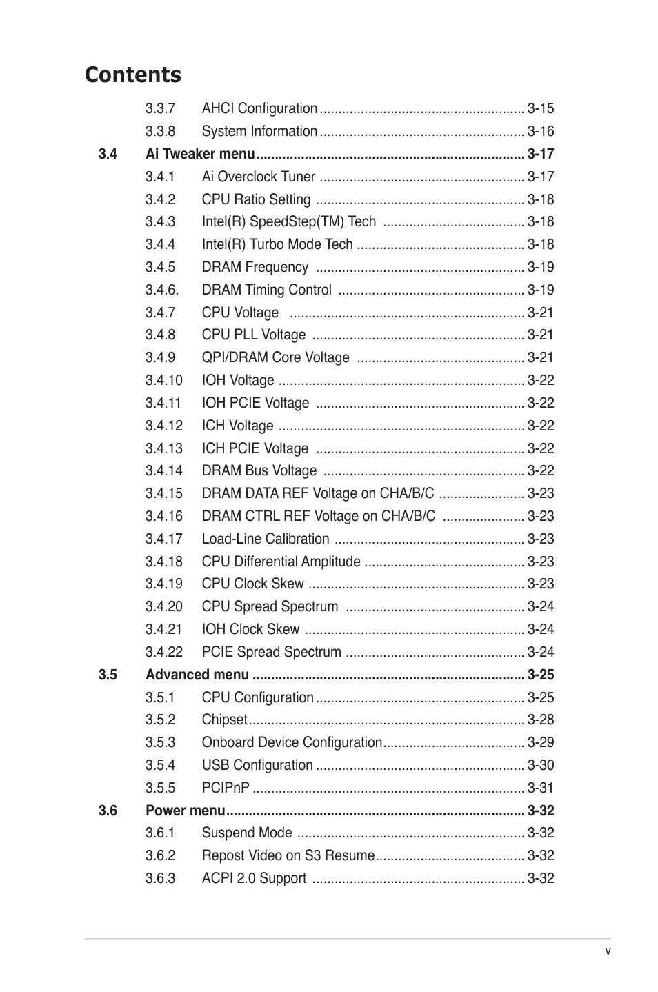Asus P6T Deluxe V2 User Manual | Page 5 / 182