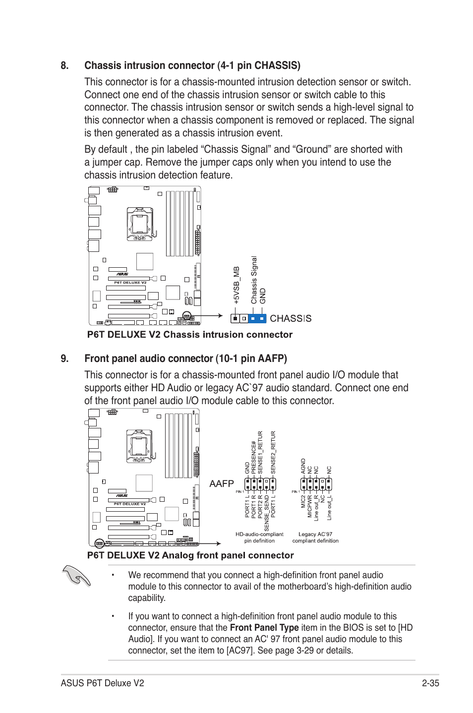 Asus P6T Deluxe V2 User Manual | Page 61 / 182
