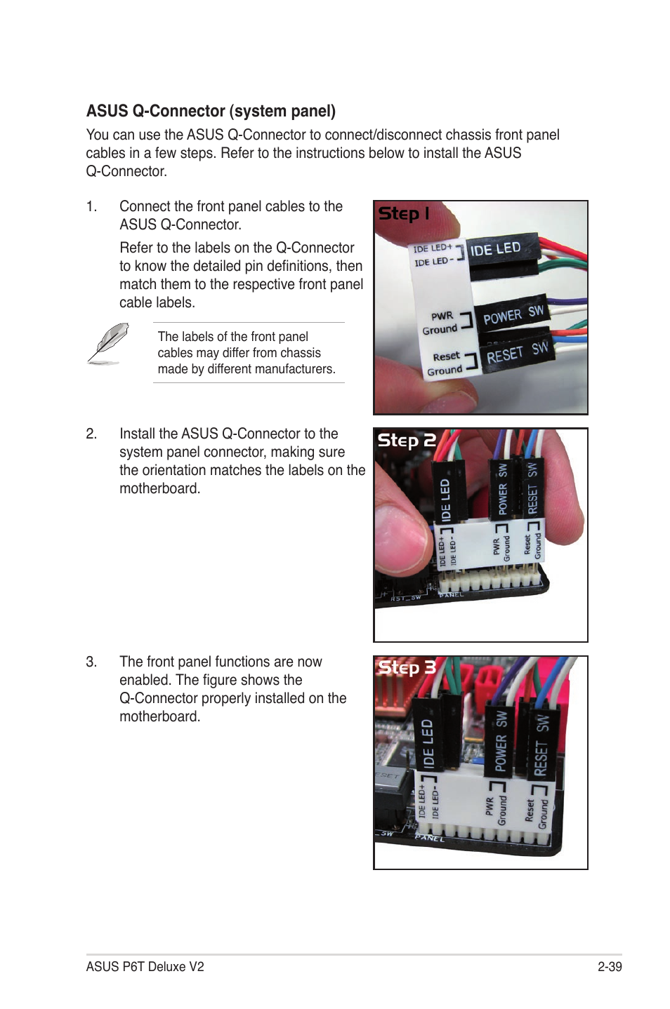 Asus P6T Deluxe V2 User Manual | Page 65 / 182