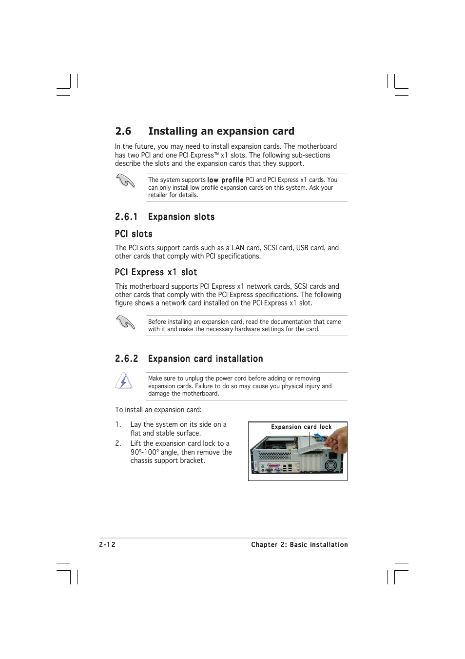 6 installing an expansion card | Asus Pundit-PE3 User Manual | Page 28 / 90