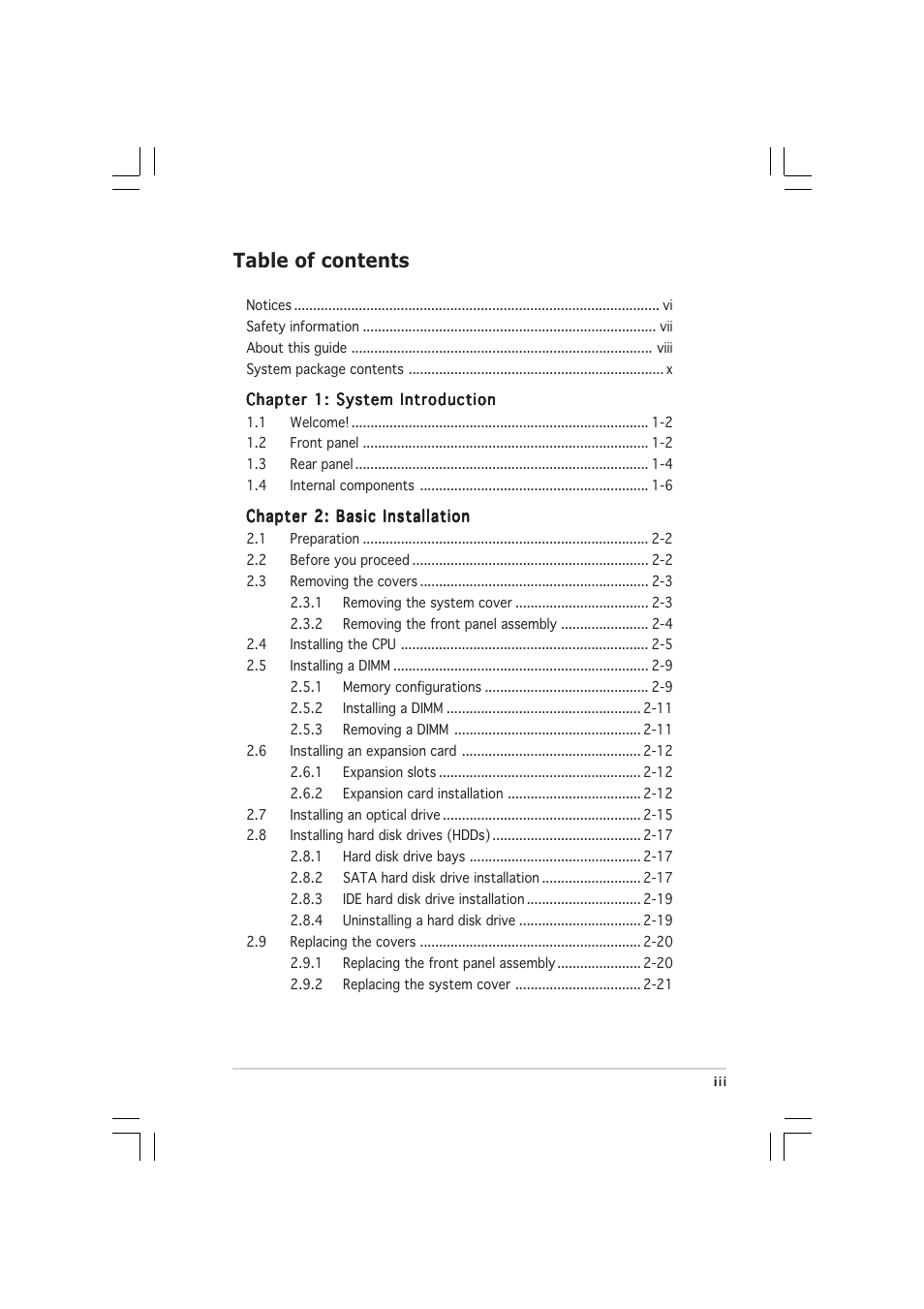 Asus Pundit-PE3 User Manual | Page 3 / 90